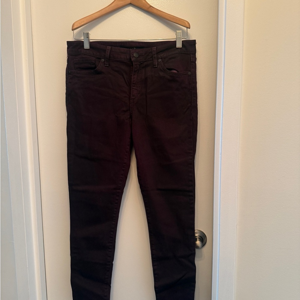 Dark Purple Skinny Jeans